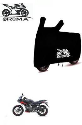 Oroma Waterproof Two Wheeler Cover for Bajaj(Pulsar 220F, Black)