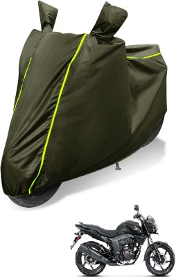 Auto Hub Waterproof Two Wheeler Cover for Honda(CB Trigger, Green)