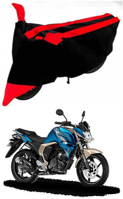 AutoGalaxy Waterproof Two Wheeler Cover for Yamaha(FZ-FI, Red, Black)
