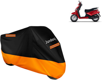 Juvdoxj Waterproof Two Wheeler Cover for Mahindra(Gusto Electric, Orange)