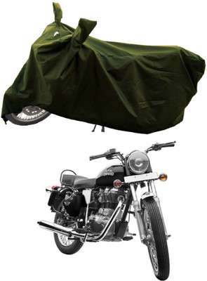 GROFATIK Two Wheeler Cover for Royal Enfield(Bullet 350 Twinspark, Green)