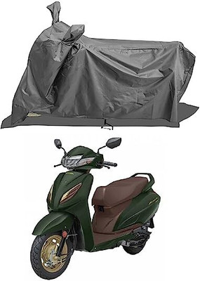 B R Enterprisez Waterproof Two Wheeler Cover for Honda(Activa 6G, Grey)