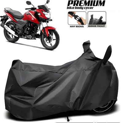 smwzxyu Waterproof Two Wheeler Cover for Honda(SR 125, Black)