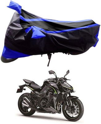 Genipap Two Wheeler Cover for Kawasaki(Z1000, Black, Blue)