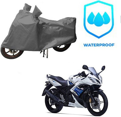 MMSSTAR Waterproof Two Wheeler Cover for Yamaha(YZF R15 S, Grey)