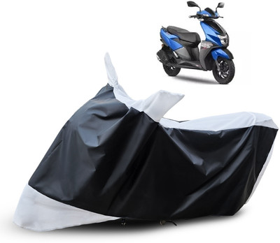 HEMSKAR Waterproof Two Wheeler Cover for TVS(NTORQ, White)