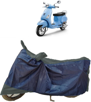 ANTOFY Two Wheeler Cover for Piaggio(Vespa VXL, Blue, Green)
