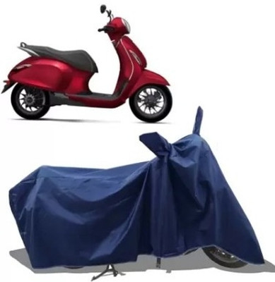 JVBRANGI Two Wheeler Cover for Bajaj(Chetak, Blue)