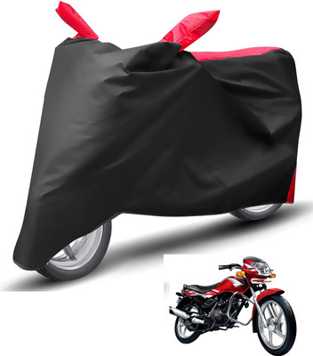 Caronix Waterproof Two Wheeler Cover for TVS(Star Sport, Red)