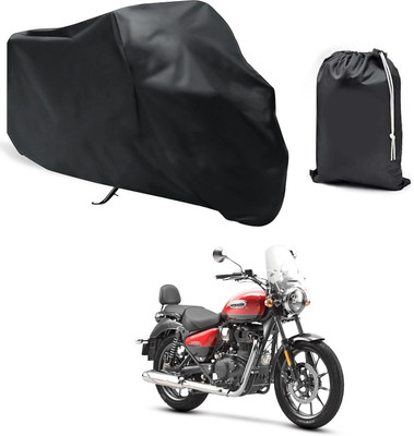 CODOKI Two Wheeler Cover for Royal Enfield(Meteor 350, Black)