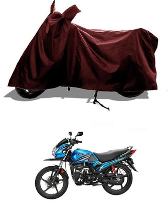 KEDIT Two Wheeler Cover for Hero(Passion Pro TR, Maroon)