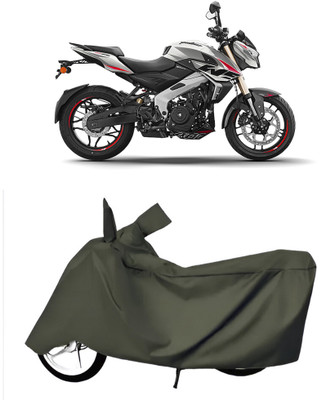 BbcMart Waterproof Two Wheeler Cover for Bajaj(Pulsar SS400, Green)