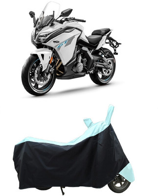 Coxtor Waterproof Two Wheeler Cover for CFMoto(650GT BS6, White)