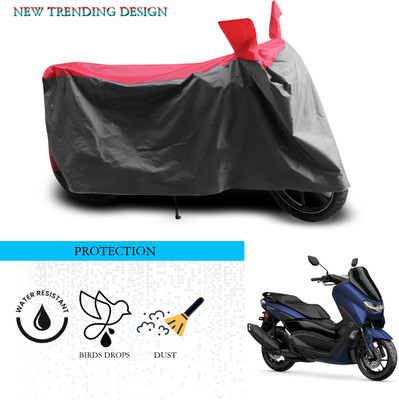 SnehaSales Waterproof Two Wheeler Cover for Yamaha(NMax 155, Grey, Red)