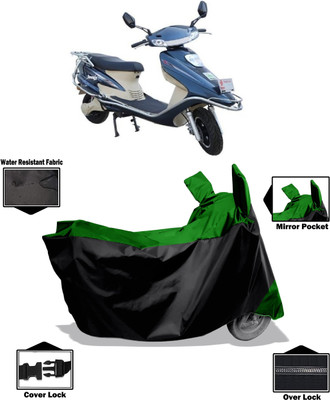 Amexride Two Wheeler Cover for Tunwal(Sport 63 60V, Green)