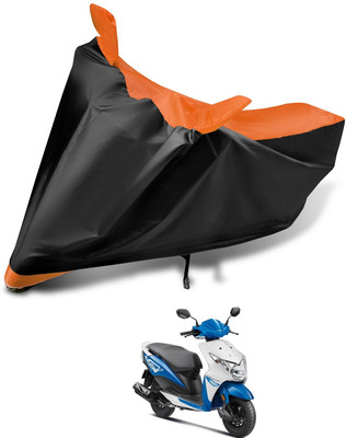 Euro Care Waterproof Two Wheeler Cover for Suzuki(Let's, Blue)