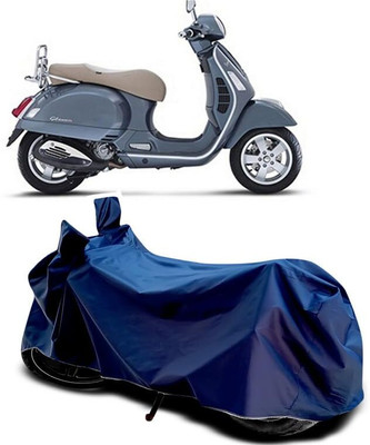 AASHTIK MART Two Wheeler Cover for Vespa(GTS Super 300 BS6, Blue)