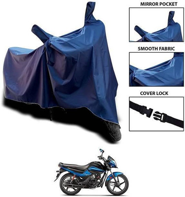smwzxyu Waterproof Two Wheeler Cover for Hero(Splendor I Smart, Blue)