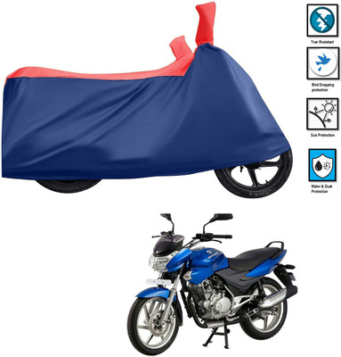 CODOKI Waterproof Two Wheeler Cover for Bajaj(Discover 135, Red)