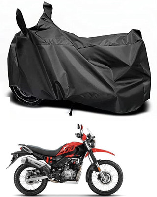 MOCKHE Waterproof Two Wheeler Cover for Hero(Xpulse 200T, Black)
