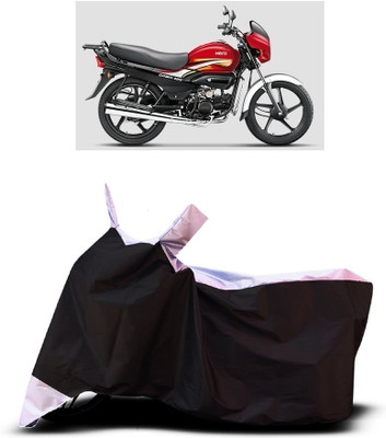 VESMEI Two Wheeler Cover for Hero(HF Dawn, White)