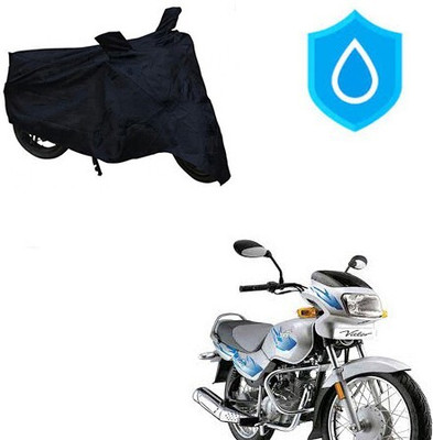 DeepShakshi AUTOMOTIVE Waterproof Two Wheeler Cover for TVS(Victor GLX, Black)