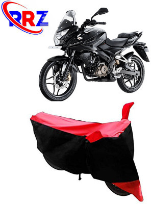 RRZ Waterproof Two Wheeler Cover for Bajaj(Pulsar AS 150, Black, Red)
