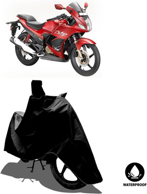 Amexride Waterproof Two Wheeler Cover for Hero(Karizma ZMR, Black)