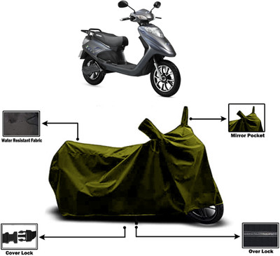 Amexride Two Wheeler Cover for Ampere(V 48 BS6, Green)