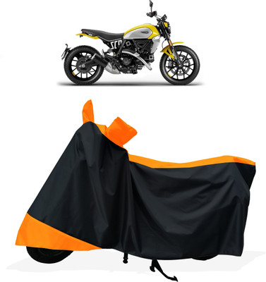 Tricway Two Wheeler Cover for Ducati(Scrambler, Orange)