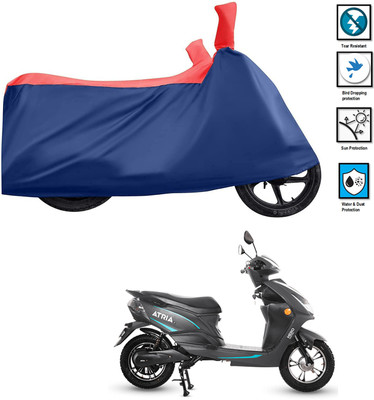 CODOKI Waterproof Two Wheeler Cover for Hero(Electric Atria, Red)