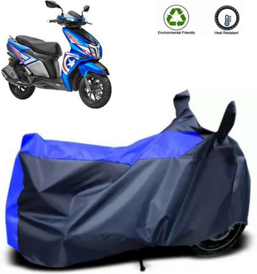 ma collections Waterproof Two Wheeler Cover for TVS(NTORQ, Black, Blue)