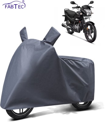 FABTEC Two Wheeler Cover for Hero Two Wheler Cover For Hero Splendor Plus NAVY BLUE(Splendor Plus, Grey)