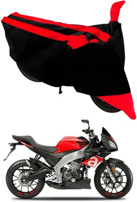 Furious3D Two Wheeler Cover for Aprilia(Tuono 150, Red, Black)