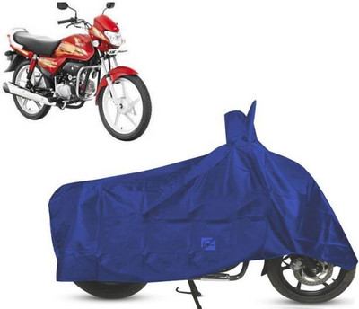 RAAMKM Two Wheeler Cover for Hero(HF Deluxe i3s, Blue)