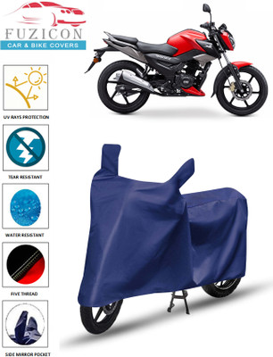 FUZICON Waterproof Two Wheeler Cover for TVS(Raider, Blue)