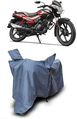 MADAFIYA Waterproof Two Wheeler Cover for TVS(Star City Plus, Grey)