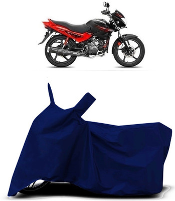 VESMEI Two Wheeler Cover for Hero(Glamour FI, Blue)