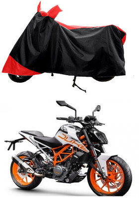GROFATIK Two Wheeler Cover for KTM(Duke 390, Red)