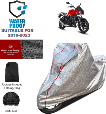 PAGORA Waterproof Two Wheeler Cover for Mahindra(Mojo UT 300, Silver)