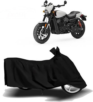 MMSSTAR Waterproof Two Wheeler Cover for Harley Davidson(Street Rod, Black)