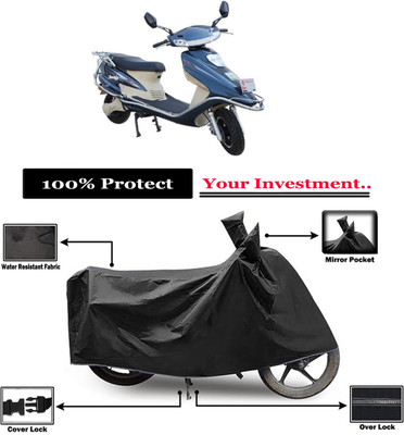 Amexride Two Wheeler Cover for Tunwal(Sport 63 60V, Black)