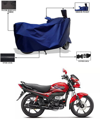 CODOKI Waterproof Two Wheeler Cover for Hero(Passion Plus, Blue)