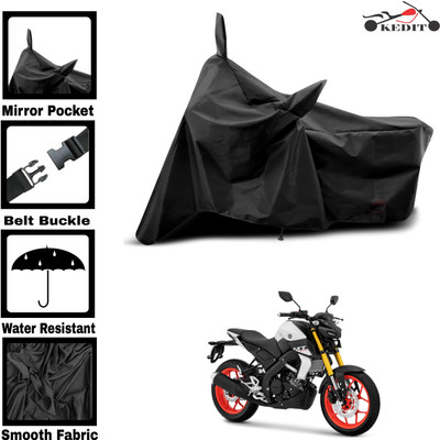 KEDIT Two Wheeler Cover for Yamaha(MT 15, Black)