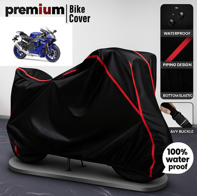 cappy Waterproof Two Wheeler Cover for Yamaha(YZF-R1, Black)