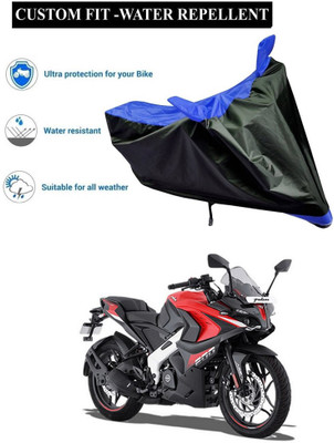 PAGORA Waterproof Two Wheeler Cover for Bajaj(Pulsar RS200 BS6, Blue)