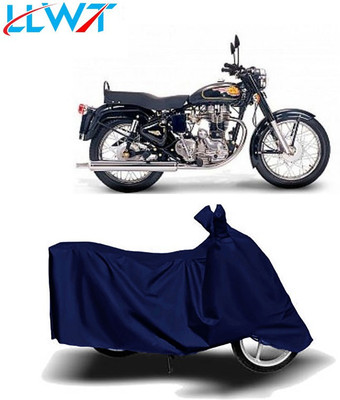 KPIND Waterproof Two Wheeler Cover for Royal Enfield(Twin spark, Blue)