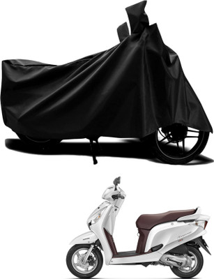 AASHTIK MART Two Wheeler Cover for Honda(Aviator, Black)