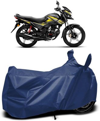 ZAQE Waterproof Two Wheeler Cover for Honda(CB Shine, Blue)