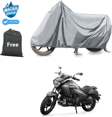 PAGORA Waterproof Two Wheeler Cover for Suzuki(intruder 150, Silver)